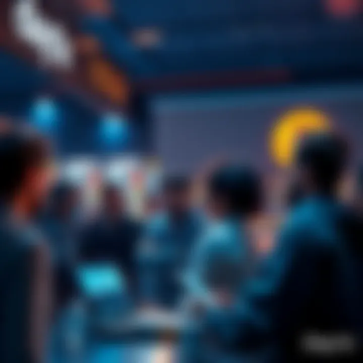 People buying Bitcoin on Day1x Group of people using Day1x platform to purchase Bitcoin, discussing fees and experiences