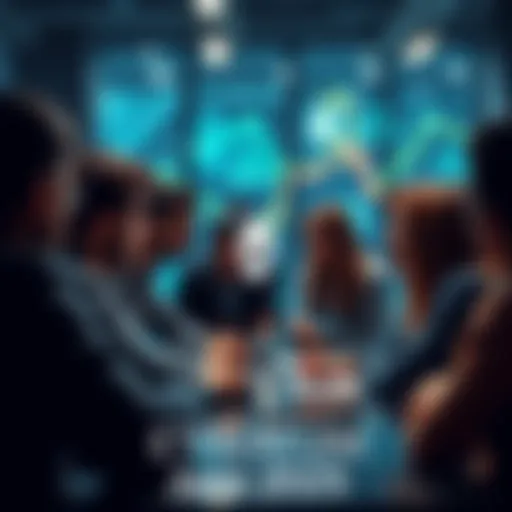 A group of people engaging in a discussion about Ethereum topics