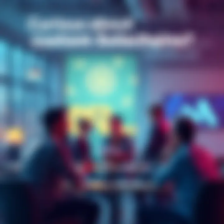 Group of people sharing ideas about custom solochains in a casual setting