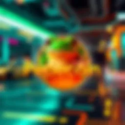 Pepecoin logo featuring a frog character, symbolizing its unique Layer 1 blockchain, with vibrant colors and a tech-inspired background