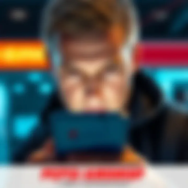 A person looking at a suspicious email about a Pepsi airdrop with a concerned expression