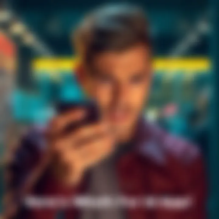 A person looks worried while holding their smartphone, trying to access an app with Face ID disabled.