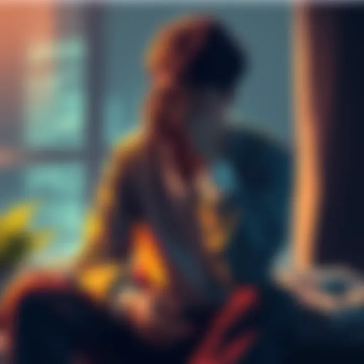 Individual sitting with head in hands, feeling hopeless after losing life savings to a Binance ADA scam.