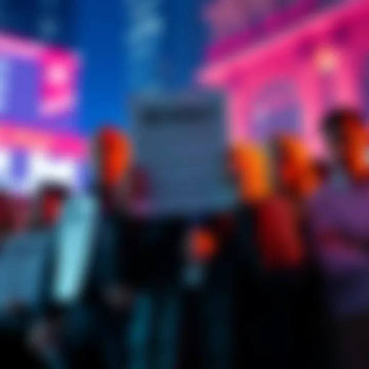 A group of people holding a petition calling for the end of Revolut's cryptocurrency services, expressing their concerns about customer fund management.