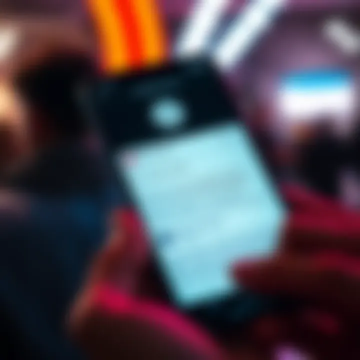 A phone screen displaying a phishing text about account changes from Revolut, causing concern among people