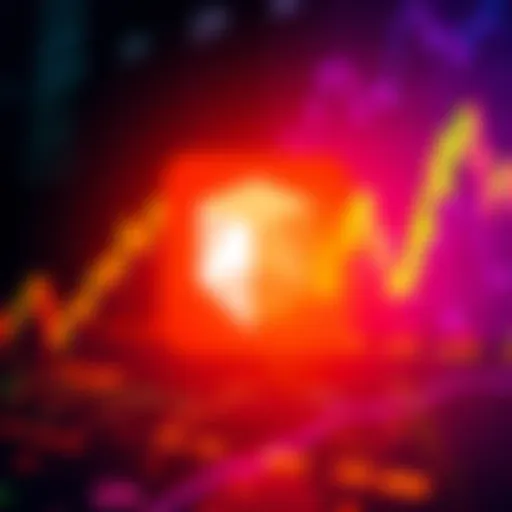 Image showing the Polygon logo with a vibrant background representing the crypto market