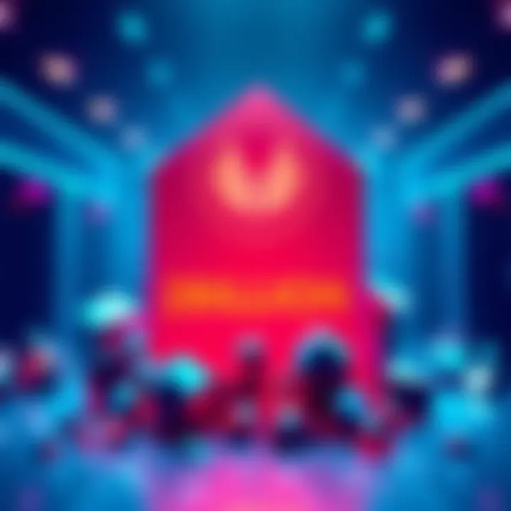 A visual representation of Polygon NFTs symbolizing $2 billion in sales with vibrant digital art and graphics