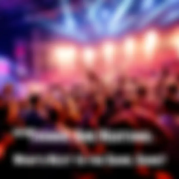 People gathering excitedly, preparing for an upcoming event, with a sense of anticipation in the air
