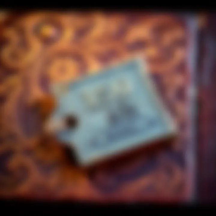 A close-up view of a rare tile with a distinctive 150 ab tag displayed prominently