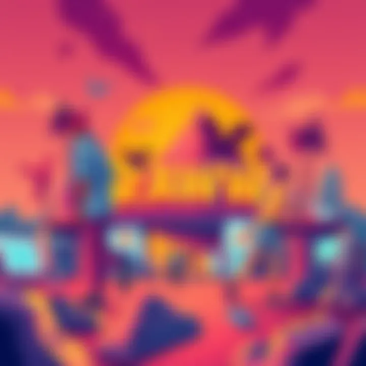 RAWW branding concept Illustration showing RAWW branding with a focus on lifestyle elements and community engagement activities.