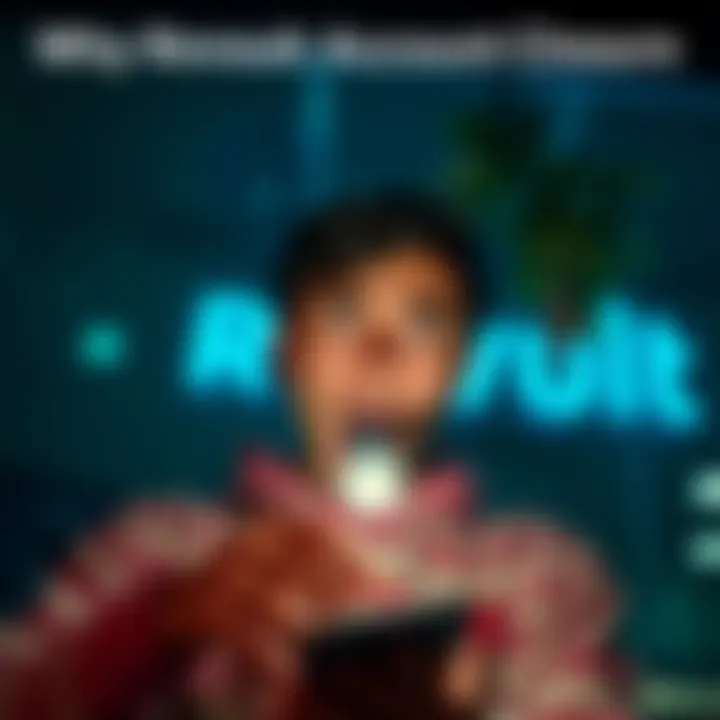 A shocked person looking at their phone with a Revolut logo in the background, representing account closure.