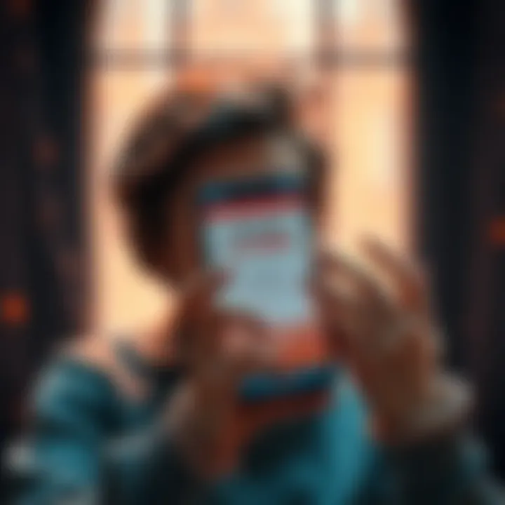 A person looking shocked while holding a smartphone with the Revolut app displaying an account closure notice.