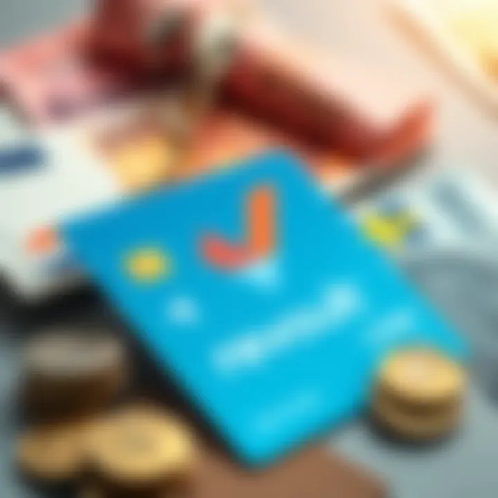 A Revolut card displayed next to Swedish Kronor banknotes and coins, illustrating currency use in Sweden.