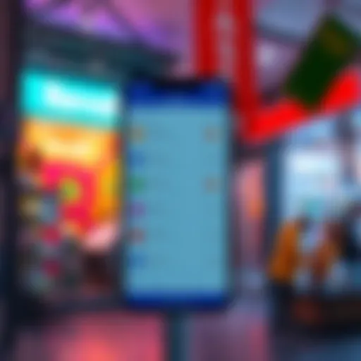 A screenshot of the Revolut app showing the new merchant list feature with logos of participating merchants and points information.