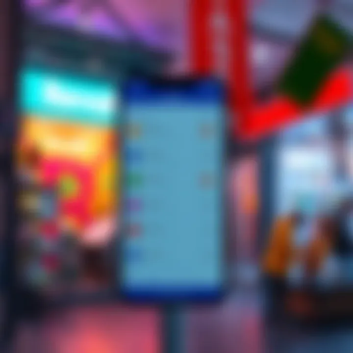 A screenshot of the Revolut app showing the new merchant list feature with logos of participating merchants and points information.