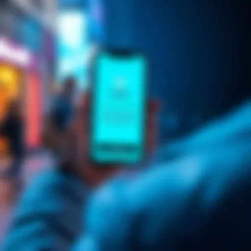 Person holding a smartphone with Revolut app showing refund notification