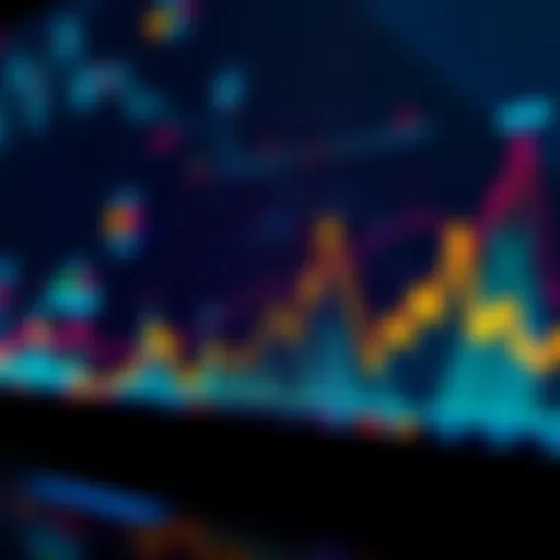 A colorful line graph illustrating the rising trends in cryptocurrency values, indicating a potential altseason.