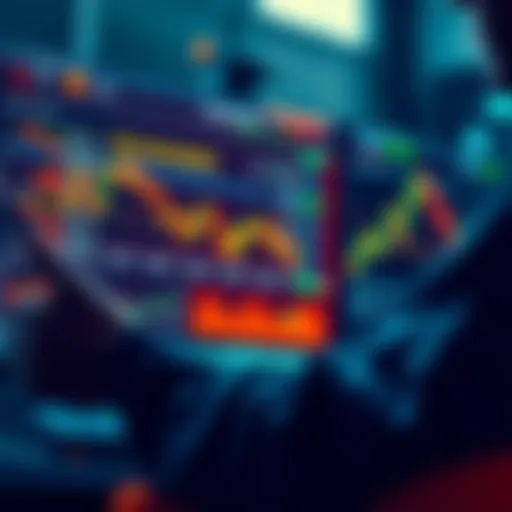 A graphic showing a person analyzing cryptocurrency charts with risk management strategies highlighted, symbolizing safety in trading.
