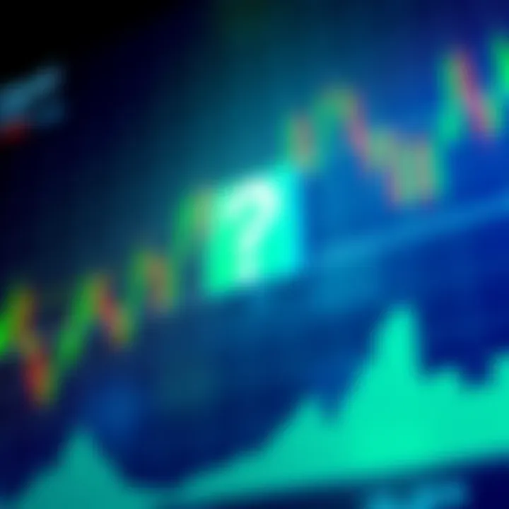 Illustration showing a stock market chart with Robinhood logo and a question mark, symbolizing uncertainty about its public listing.