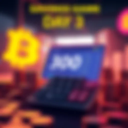 Graphic showing 300 NEXO Tokens giveaway with a calculator and earnings screenshot