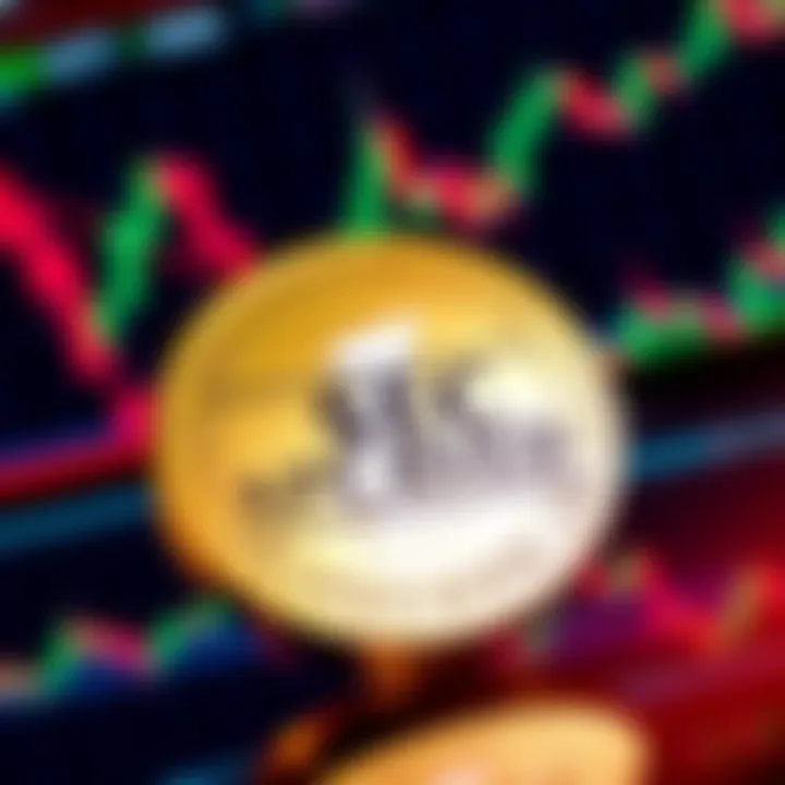 Graphic showing Litecoin logo with SEC approval stamp, symbolizing approval for crypto ETFs, with a background of market charts