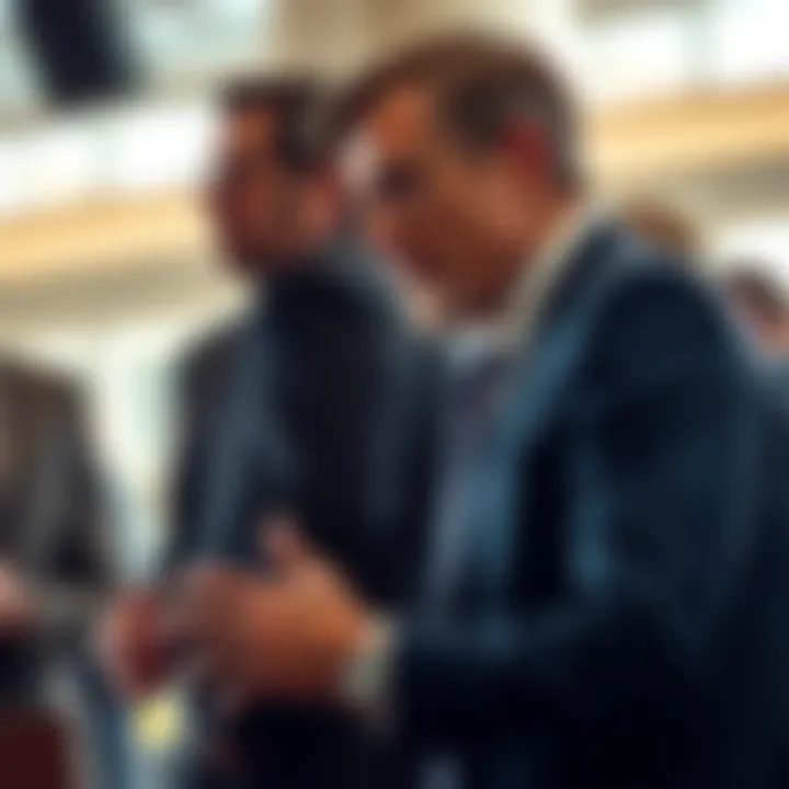 Senator Lummis turning away from Brad Garlinghouse during a public event, highlighting a moment of tension.