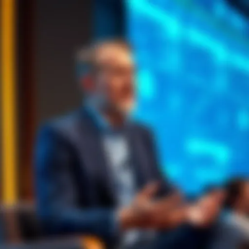 Shayne Higdon speaking at a conference about tokenizing money market funds and the HBAR ecosystem