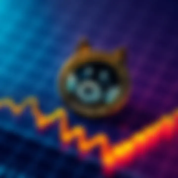 A graph showing the price trend of Shiba Inu coin, with upward movement and potential gains highlighted.