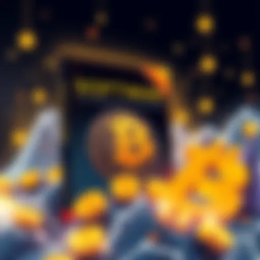 Cover illustration of SOFTWAR featuring Bitcoin symbol and digital economy elements
