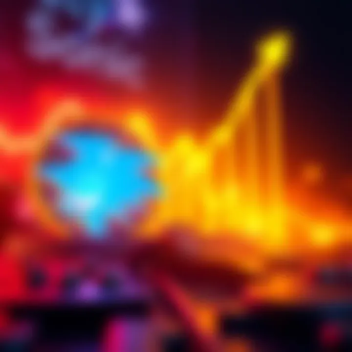 Sonic cryptocurrency logo with rising graph, representing investment opportunity