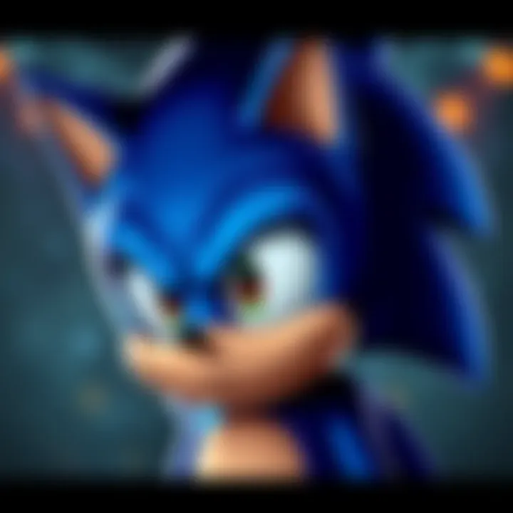 Sonic the Hedgehog with a concerned expression, symbolizing worries about his future in gaming