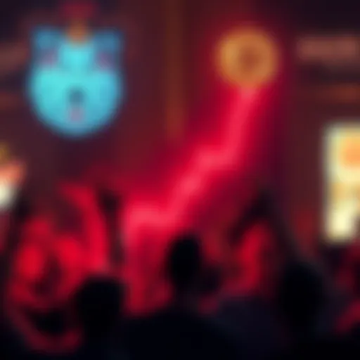 Graph showing the rise of $SORRY token value with excited people in the background