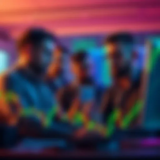 Group of developers analyzing market trends for Stacks, looking concerned about price manipulation allegations