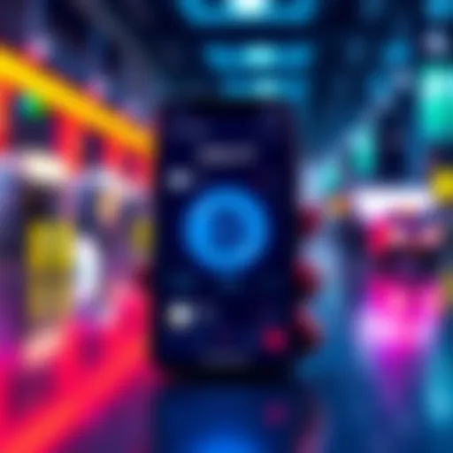 A smartphone displaying the interface of the new app for staking Pi, featuring dApp rankings and a user-friendly design.