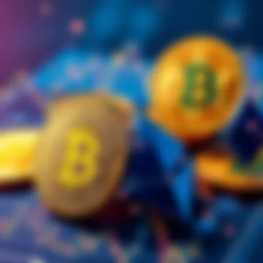 Standard Chartered's logo with Bitcoin and Ether symbols illustrating new trading services for institutions