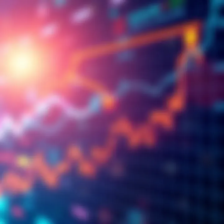 A graph illustrating a significant rise in the stock market, with an upward trend line and optimistic investor reactions.