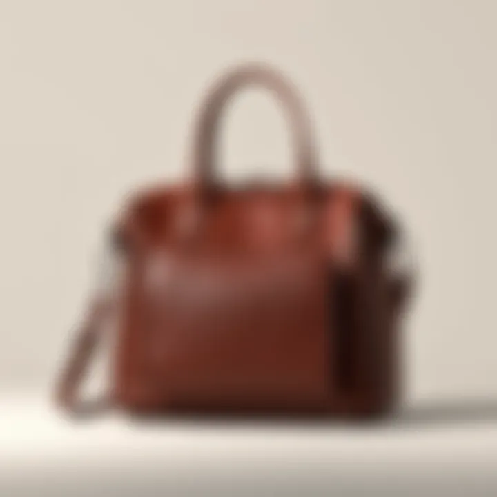 A trendy CAW bag displayed against a neutral background, showcasing its practical features and fashionable design, perfect for various occasions.