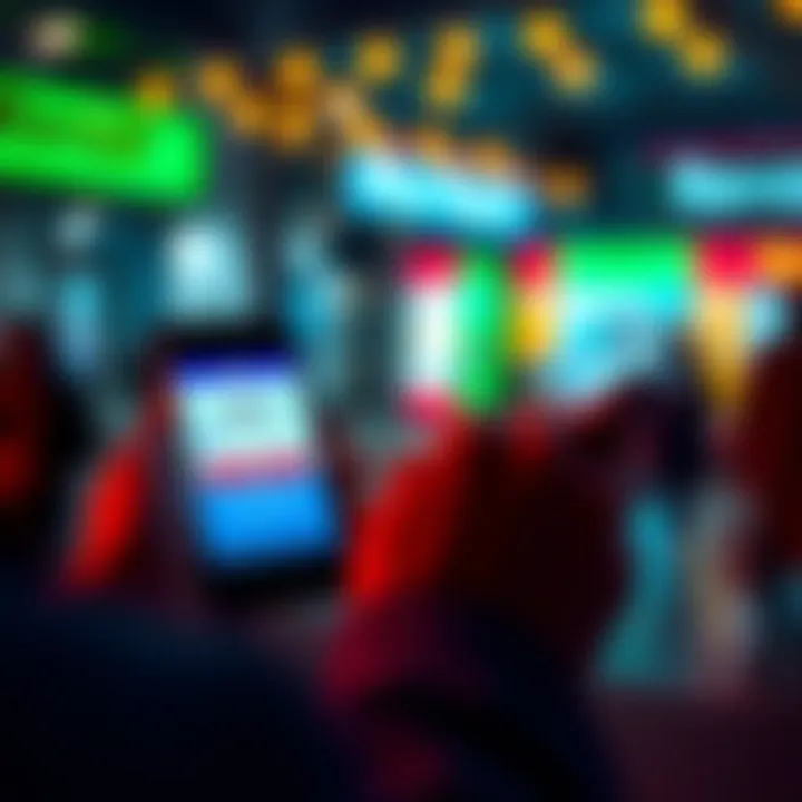 A person looking at a mobile device showing a successful money transfer confirmation to a Revolut account