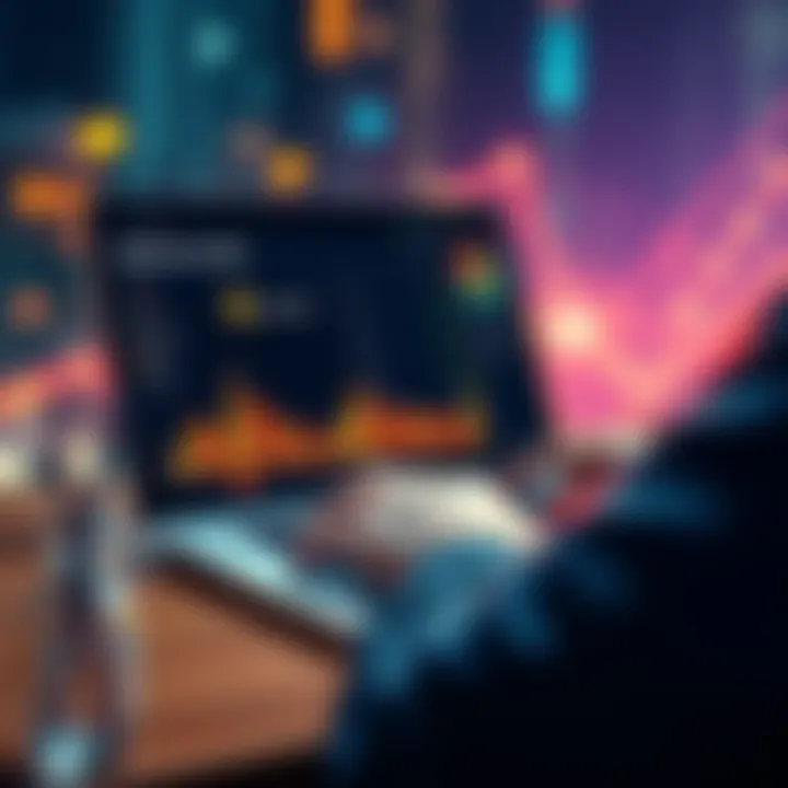 A person using a laptop to exchange Monero for DAI in a decentralized exchange interface.