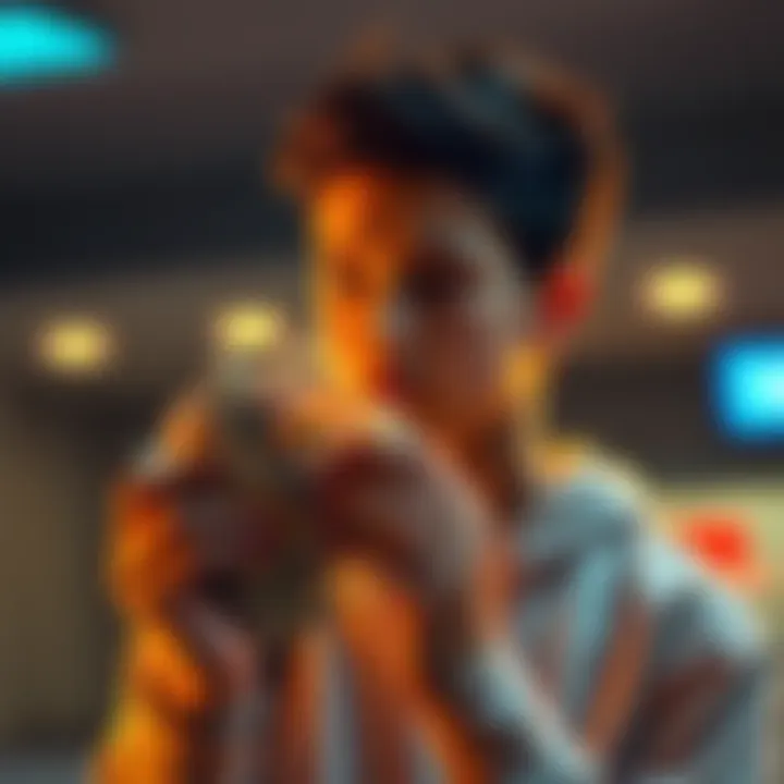 A 16-year-old teenager holding a stack of cash, contemplating an investment in KASPA