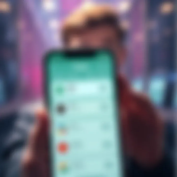 A smartphone displaying different wallet options for Theta cryptocurrency, showcasing TRUST Wallet and Guardia, with a confused user in the background looking for solutions.