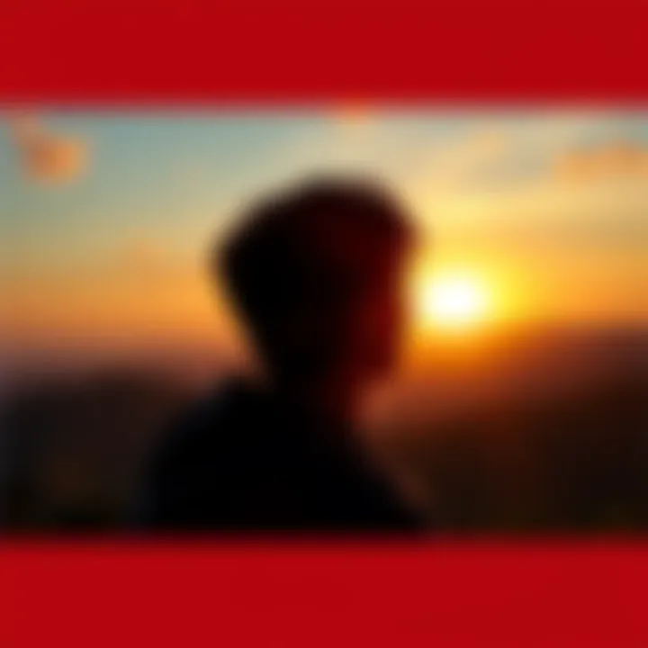 A person looking at a sunrise, symbolizing new beginnings and opportunities for change.