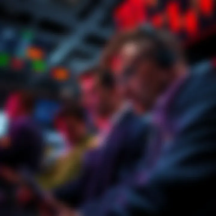 Traders looking worried as market charts show sharp decline