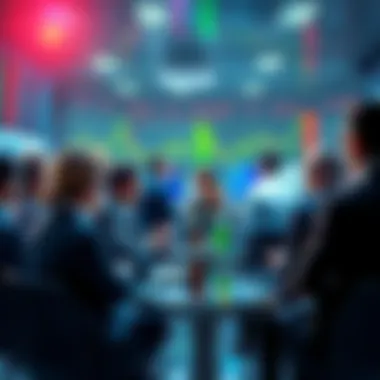 Group of traders discussing strategies and analysis in a forum setting
