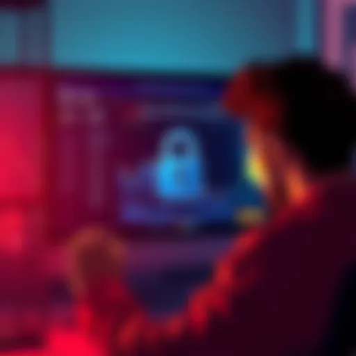 A person looking frustrated at a computer screen displaying a locked Bitcoin wallet after trading on Lobstr.
