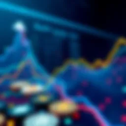 A graphic showing popular cryptocurrencies with upward trends, showcasing market movements and reactions.