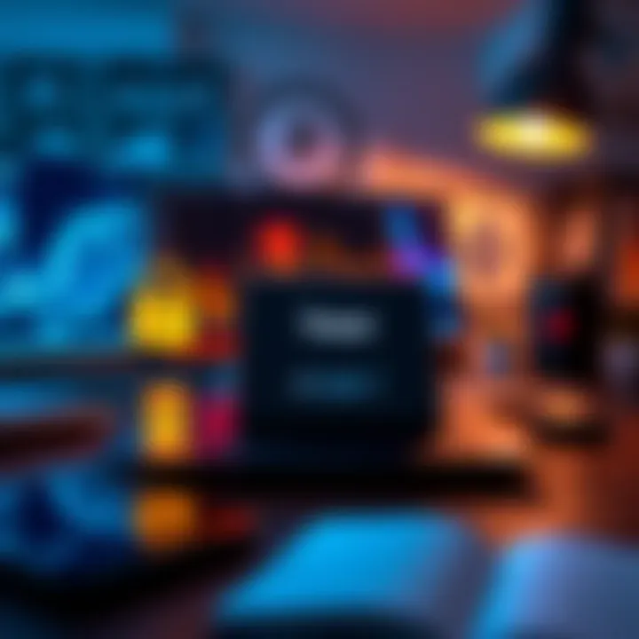 Trezor Safe 7 device displayed on a desk with a laptop and security icons around it