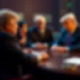 Lawmakers discussing the investigation into Binance's involvement in Trump's cryptocurrency deal