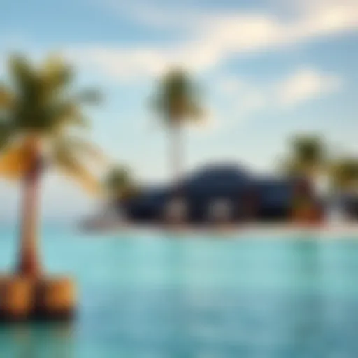 The Trump family and Saudi investors are collaborating to create a tokenised luxury resort in the Maldives surrounded by palm trees and a beach view.