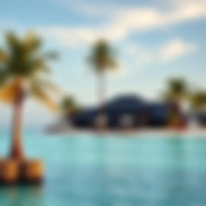 Trump Family and Saudis Resort Project The Trump family and Saudi investors are collaborating to create a tokenised luxury resort in the Maldives surrounded by palm trees and a beach view.